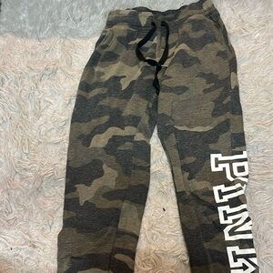 Pink camo sweats